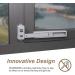 EUDEMON Childproof Window Lock Baby Safety Window Restrictor Easy to Install and Use 3M VHB Adhesive no Tools Need or Drill (Grey) - Buy Online on GoSupps.com