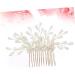 DOITOOL Bridal Hair Clip Bridesmaid Hair Accessories Hair Side Comb Clip Hair Combs for Women Clip Wedding Hair Comb Crystal Hair Comb Hair Jewels for Women Tiara Miss Hairpin Pearl - Buy Online on GoSupps.com