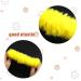 KINBOM 2pcs Yellow Plush Faux Rabbit Fur Hair Ties - Elastic Furry Ponytail Scrunchies Hair Accessories - Buy Online on GoSupps.com