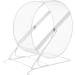 iplusmile Hamster Running Wheel - Chinchilla Sports Wheel for Exercise - Pet Cage Accessories in White - 32X19X36.5CM - Buy Online on GoSupps.com