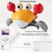Crawling Crab Baby Toys with Music and LED Light for Kids Toddles - Interactive Infrared Induction RC Toys with Automatically Avoid Obstacles - USB Rechargeable Electronics Toys for Boy and Girl Gift - Buy Online on GoSupps.com