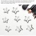 20 Pieces Star Hair Clips Silver Star Hair Clips Non-slip Hair Clip Accessories Five-Pointed Star Hair Accessories Metallic Hair Accessories - Buy Online on GoSupps.com