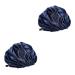 FRCOLOR 2pcs Adjustable Buckle Hair Accesories Spa Accessories Silk Night Cap for Hair Night Bonnets for Women Curly Sleeping Cap Spa Shower Cap Women Satin Cap Hair Bonnet Miss 29x22cmx2pcs Tibetan greenx2pcs