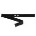 Fitcent Adjustable Soft Belt Heart Rate Monitor Chest Replacement Strap Only Compatible with MyZone Switch Black M-XXL