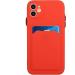 Buy Tivenfezk Nadoli Silicone Case for iPhone 15 - Ultra Thin Shockproof Scratch-Resistant Wallet TPU Cover with Credit Card Holder - Red - Buy Online on GoSupps.com