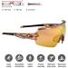 Swisseye Signal Sports Glasses - 100% UVA/UVB/UVC Protection Adjustable Nose Shiny Laser Crystal Brown/Black Includes Case - Buy Online on GoSupps.com