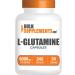 BULKSUPPLEMENTS.COM L-Glutamine Capsules - L-Glutamine Nutritional Supplement - L Glutamine Pills - Glutamine Supplement - BCAA Glutamine - 10 Capsules per Serving - 24-Day Supply (240 Capsules) 240 Count (Pack of 1)