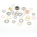 60PCS Flat Keychain Rings Bulk Assortment - Home & Car Key Keyrings Set (Silver) - 4 Sizes: 0.98INCH, 1.10INCH, 1.25INCH, 1.37INCH - Buy Online on GoSupps.com