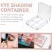 Mipcase 2pcs Eyeshadow Diy Make up Accessory 4 Grids Empty Eye Shadow Pallet Cosmetic Platen Acrylic Travel - Buy Online on GoSupps.com