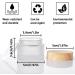 30ml Empty Glass Cosmetics Container Set - 6 Cream Cans with Lids for Makeup Lotions & Essential Oils - Buy Online on GoSupps.com