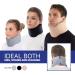 Toros Group Small Ruff Neck Support - Adjustable Cervical Aid 100% Cotton Relieves Spine & Muscle Pressure - Black 8 cm (1 Pack) - Buy Online on GoSupps.com