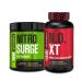 Jacked Factory Nitrosurge Pre-Workout in Watermelon & N.O. XT Nitric Oxide Booster for Men & Women