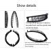 Banana Hair Clips Vintage Clincher Combs Tool Set Lazy comb hair banana Grips Fishtail Ponytail(4 pcs) - Buy Online on GoSupps.com