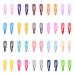 100-Piece Solid Color 2 Metal Snap Clips for Women - Hair Barrettes Collection - Buy Online on GoSupps.com
