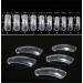 Acrylic gel with high stability for stencil extension or with tips (Dual Tips 100 pieces)