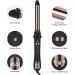 Prizm Professional 1 Inch Rotating Curling Iron - Nano Titanium Automatic Hair Curler with 11 Temp Settings Dual Voltage & Anti-Frizz Technology - Buy Online on GoSupps.com