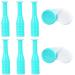 Contact Lens Travel Kit Hard Contact Lens Remover 6 Pack RGP Plunger for Hard Lenses and 2 Pack Contact Lens Cases