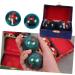 Solustre 3PC Small Baoding Colored Toilet Paper Period Kit - Stress Relief & Massage Handballs for Health & Fitness | International Shipping - Buy Online on GoSupps.com