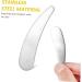SEWOART 2pcs Reusable Spatula Cosmetic Spatula Korean Makeup Spatula Eye Cream Spoon Metal Makeup Spatula Skin Scraper for Lip Bracket Stainless Steel Mini - Buy Online on GoSupps.com
