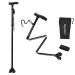 BigAlex Folding Walking Cane with LED Light,Adjustable & Portable Walking Stick, Lightweight,Collapsible with Carrying Bag for Men/Woman(Large)