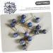 ABOOFAN 100pcs Simulation Blueberry Decoration Red Berry Branches Faux Blueberries Stems Artificial Christmas Pick Blue Pip Berry Stems Spray Holly Berry Stem Manual Foam Party Supplies Dark Blue 6.00X1.20X1.20CM - Buy Online on GoSupps.com