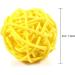 Buy Tbest Yellow Rattan Balls - Decorative Bowl Fillers 20 Pieces | Perfect for Ornaments Weddings Christmas & Pets - Buy Online on GoSupps.com