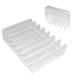 Compact Makeup Palette Organizer for Bathroom Countertops & Vanities - Sleek Modern Cosmetic Storage Solution for Eyeshadow Palettes, Contour Kits, Blush - 7 Sections - Buy Online on GoSupps.com