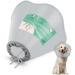 Supet Rewkrause for dogs & cats leak protection dog protective collar dog neck collar neckwatch for dog cat (gray s) s (neck circumference: 29-32 cm) gray