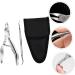 Healeved 1 Set Manicure 2-piece Set Toenail Clipper Toenail Brush Nail Clippers Home Tools Pedicure Nail Ingrown Toe Nipper Para U as Double Head Manicure Tools Stainless Steel - Buy Online on GoSupps.com