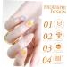 minkissy 3pcs 1 Nail Art Polymer Clay Nail Stickers Number Stickers Nail Art Supplies DIY Patch Phone Cases Moon Decor Polymer Clay Patch Nail Glitter DIY Phone Cover Slices Pendant Cartoon - Buy Online on GoSupps.com