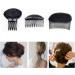 Bump It Up Volume Hair Base Set - 5-Piece Sponge Styling Insert & Braid Tool Combo for Women (Black) - Buy Online on GoSupps.com