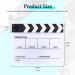 Hilitchi Acrylic Film Clapper Board 25x30cm - Professional Movie Slate for Action Scene Cuts - Buy Online on GoSupps.com