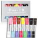 14-colored matt waterproof liquid Eyeliner set long-lasting colored neon-Eyeliner set colorful eyeliner make-up set for girls.