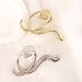 Large Irregular Gold Hair Claw Clip for Thin Hair - Punk Style Q Shape Hair Clamp for Women and Girls - Buy Online on GoSupps.com