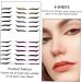VINTORKY 6pcs Eyeliner Adhesive Eye Line Strip Eye Shadow Sticker Stickers Double Eyelid Tape Plastic - Buy Online on GoSupps.com