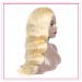22 Inch 613 Blonde Peruvian Body Wave Lace Front Human Hair Wig | 150% Density Pre Plucked HD Transparent Lace | For Black Women - Buy Online on GoSupps.com