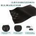 Buy Doores Clip-In Hair Extensions - Natural Black 35cm (14 inch) Remy Human Hair - 120g 7 Pieces Smooth & Straight - Buy Online on GoSupps.com