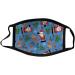 Riou 5-Piece Christmas Washable Bandana Neck Gaiter - Comfortable & Breathable Mouth and Nose Protection for Men & Women - Buy Online on GoSupps.com