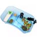 Binano Pet Turtle Tanks,Aquarium Tank,Tank for Turtles,Aquarium for Turtles,Reptile Habitat,Turtle Habitat, Plastic, Safe, Non-Toxic, Durable,Blue Medium Blue