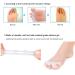 Gel Toe Separator & Stretchers - Overlapping Toes Corrector & Bunion Splint - Pain Relief for Yoga & Sports Activities - 2 Pairs - Buy Online on GoSupps.com