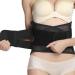 Neotech Care Adjustable Double Pull Lumbar Brace/Lower Back Belt Black Size XL