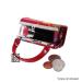 Glitter Lipstick Case with Colorful Leaves & Handle - Red | Stylish & Functional Makeup Storage | International Shipping Available - Buy Online on GoSupps.com