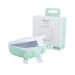 encase Dental Retainer Case with Dental Bath Dual Purpose Hygienic Denture Case for Storage and Immersion of Mouthguards Ortho Retainers + Dental Appliances (Mint Green)