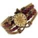 Yeory Multilayer Bracelet Leather Wrist Cuff Bangles Women Wrap Bracelets Bracelets for Women Multi-Layer Bracelet for Men - Buy Online on GoSupps.com