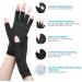 ACWOO Copper Arthritis Gloves for Pain Relief | Compression Gloves for Men & Women | Fingerless Design for Rheumatoid & Osteoarthritis (XL Black) - Buy Online on GoSupps.com