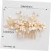 DOITOOL 1pc Bridal Comb Combs for Women Hair Accessories Crystal Headpiece Rhinestone Headwear Womens Hair Clips Handmade Headwear Pearl Hair Pin Bride Alloy Rhinestones Decorate - Buy Online on GoSupps.com