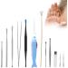 Silicone Spiral Ear Pick Spoon with Convenient Storage - Multidirectional for Home, Office - Ideal for Men and Women - Buy Online on GoSupps.com