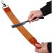 Premium Brown Leather Strop - Home Sharpener for Straight Razors | International Shipping Available - Buy Online on GoSupps.com