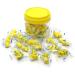 30 Pairs Yellow Noise Blocking Foam Ear Plugs for Sleep & Study | Soft Solid Color Ear Plugs for Maximum Comfort - Buy Online on GoSupps.com