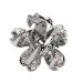 Winwinfly Vintage Flower Hair Claw Clips for Women | Black Rhinestone Hair Clip for Wedding Party Bridal School & Office - Gray A - Buy Online on GoSupps.com